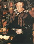 Hans Eworth Mary Neville Lady Dacre Spain oil painting artist